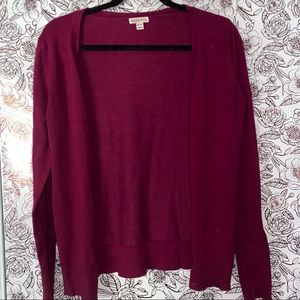 Merona Raspberry/Magenta Cardigan